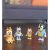 Bluey - Bluey családja 4db-os figuraszett, Bluey, Bingo, Csibész, Szimat