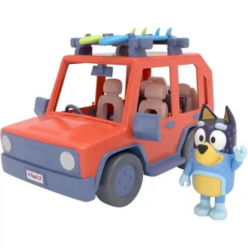 Bluey - Családi autó Csibész figurával (csomagolássérült)