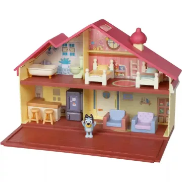   Bluey - Hordozható családi ház Bluey figurával (csomagolássérült)