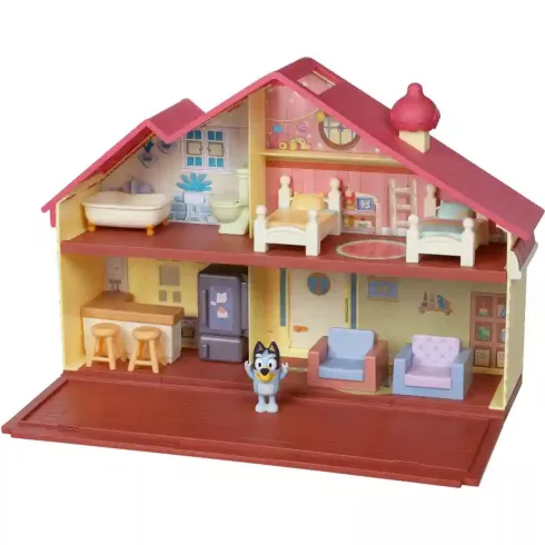 Bluey - Hordozható családi ház Bluey figurával (csomagolássérült)