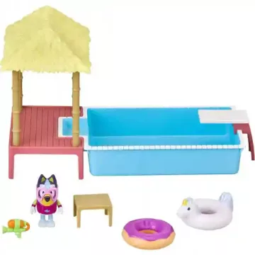   Bluey - Medencés szett Bluey figurával (csomagolássérült)