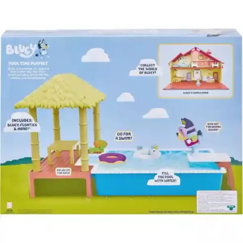Bluey - Medencés szett Bluey figurával
