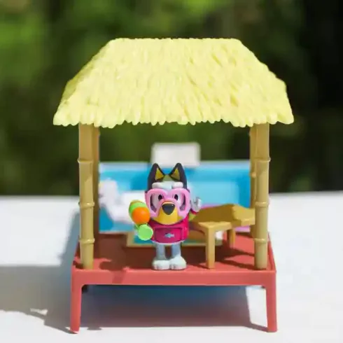 Bluey - Medencés szett Bluey figurával