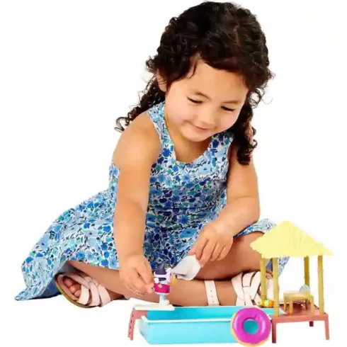 Bluey - Medencés szett Bluey figurával