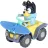 Bluey - Tengerparti homokfutó járgány Csibész figurával