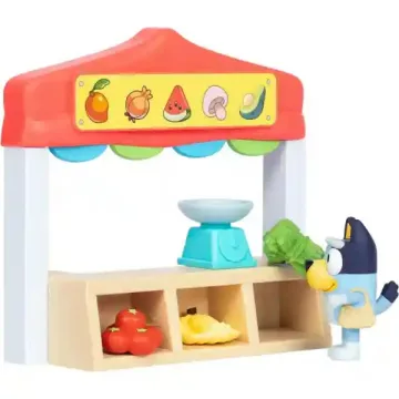 Bluey - Termelői stand Bluey figurával