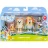   Bluey - Esküvő 4db-os figuraszett, Bluey, Bingo, Folti, Trixi