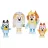   Bluey - Esküvő 4db-os figuraszett, Bluey, Bingo, Folti, Trixi