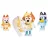   Bluey - Esküvő 4db-os figuraszett, Bluey, Bingo, Folti, Trixi
