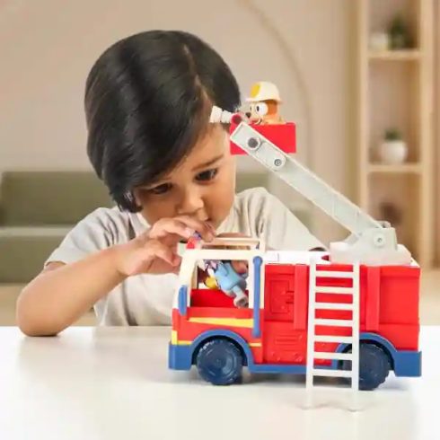 Bluey - Tűzoltóautó Bluey és Bingo figurákkal