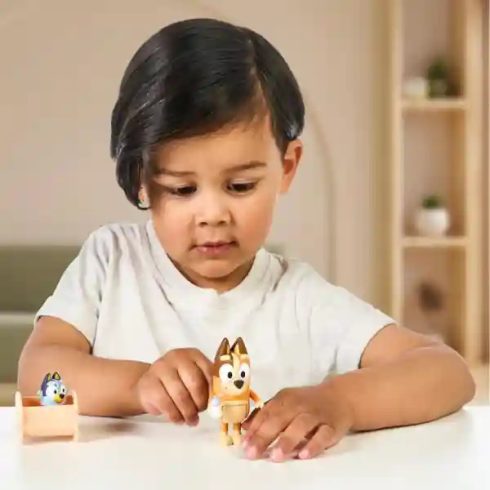 Bluey - Szimat és bébi Bluey figurák