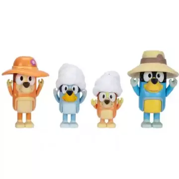   Bluey - Bluey, Bingo, Csibész és Szimat figurák családi nyaralása