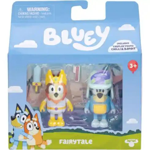 Bluey - Szimat és Csibész figurák jelmezben