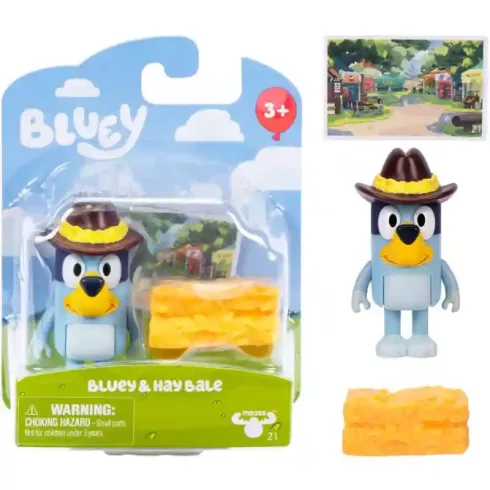 Bluey - Bluey kalapban szénabálával