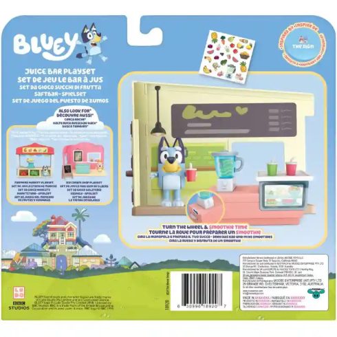 Bluey - Gyümölcslébár Bluey figurával