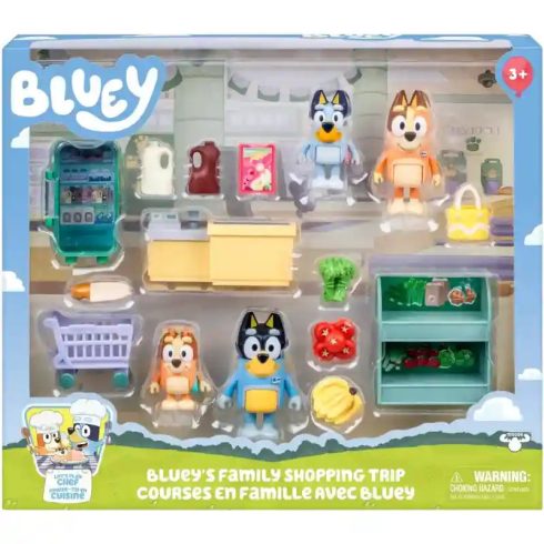 Bluey - Bluey családi bevásárlása a szupermarketben