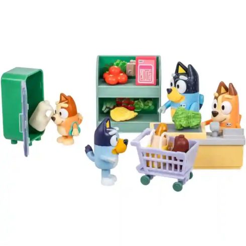 Bluey - Bluey családi bevásárlása a szupermarketben
