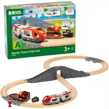 BRIO 36079 Starter fa vonatszett