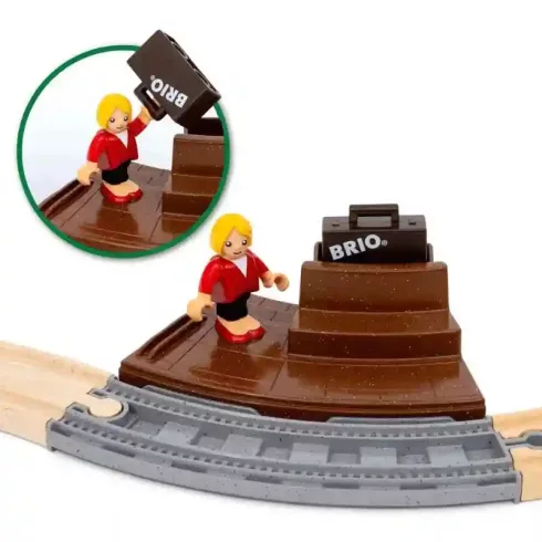 BRIO 36079 Starter fa vonatszett