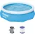 Bestway Korfu Fast Set felfújható családi medence vízforgatóval 305 x 76 cm