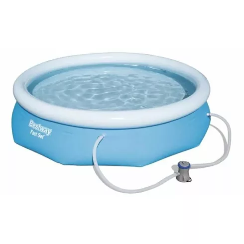 Bestway Korfu Fast Set felfújható családi medence vízforgatóval 305 x 76 cm
