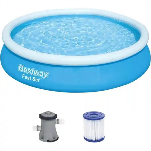 Bestway Rodos Fast Set felfújható családi medence vízforgatóval 366 x 76 cm