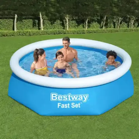 Bestway Rayong Fast Set felfújható családi medence vízforgatóval 244 x 61 cm