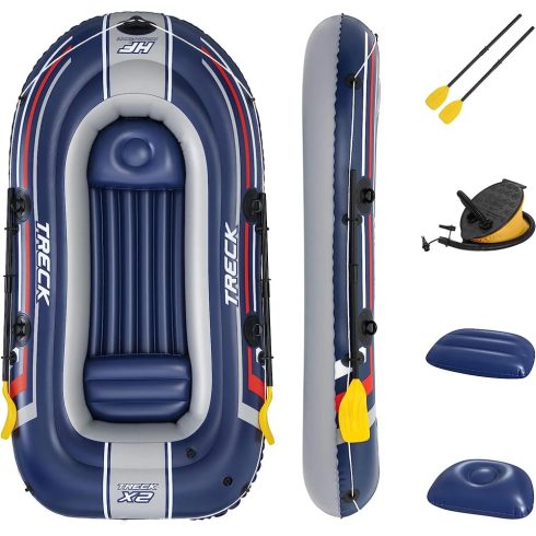 Bestway Treck X2 felfújható csónak szett evezővel és pumpával 255 x 127 cm