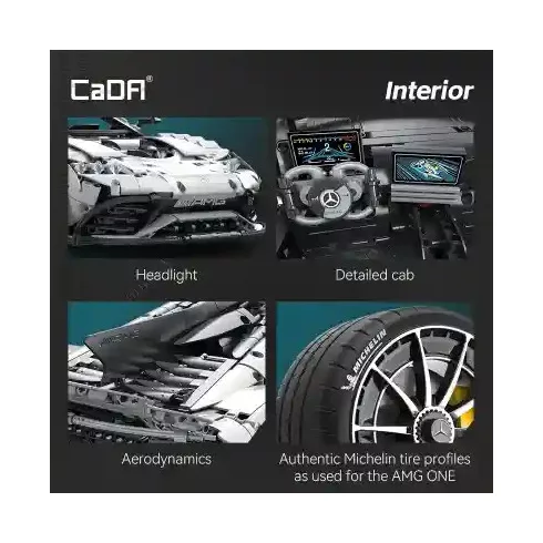 CaDA 61503W Távirányítós RC Mercedes-AMG ONE szupersportautó