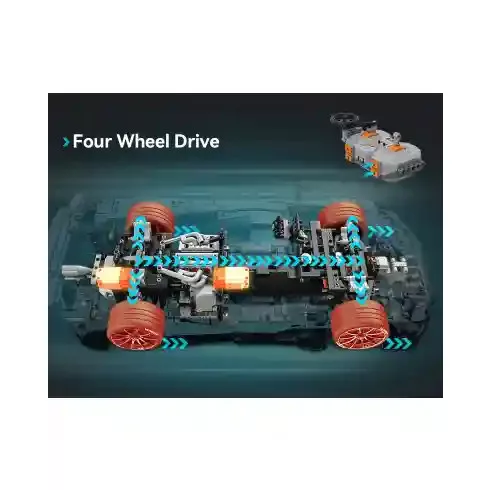 CaDA 61503W Távirányítós RC Mercedes-AMG ONE szupersportautó