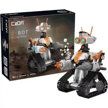   CaDA C83002W Távirányítós RC Z-Bot kódoló robot fénnyel