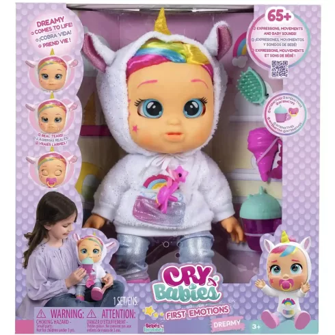 Cry Babies - Dreamy első gesztusok interaktív játékbaba 35cm