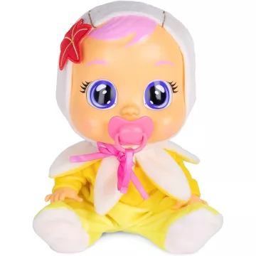   Cry Babies Tutti Frutti - Nana banán illatú interaktív játékbaba 30cm