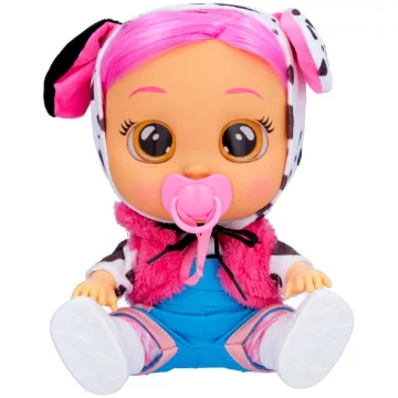   Cry Babies Dressy - Dotty dalmata kutya interaktív öltöztethető játékbaba 30cm