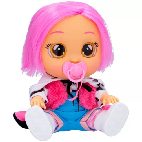 Cry Babies Dressy - Dotty dalmata kutya interaktív öltöztethető játékbaba 30cm