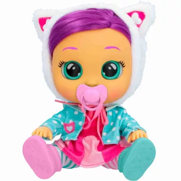   Cry Babies Dressy - Daisy cica interaktív öltöztethető játékbaba 30cm