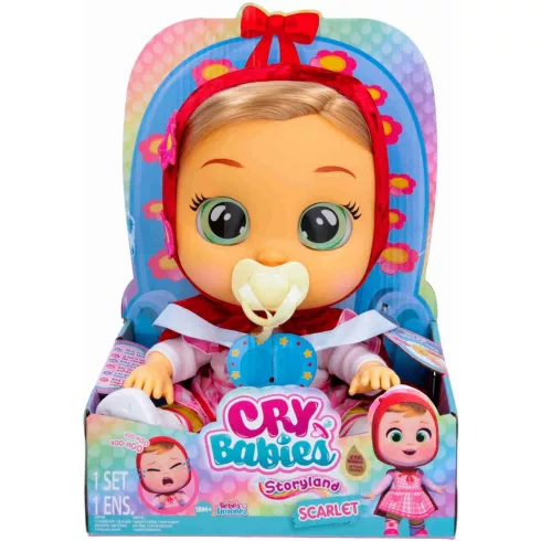 Cry Babies Storyland - Piroska interaktív öltöztethető játékbaba 30cm