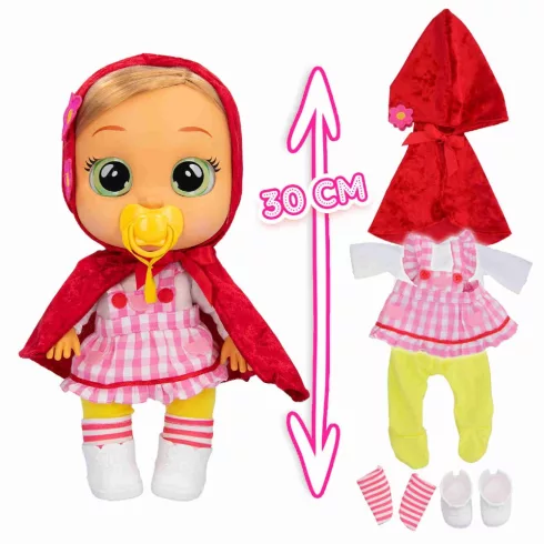Cry Babies Storyland - Piroska interaktív öltöztethető játékbaba 30cm