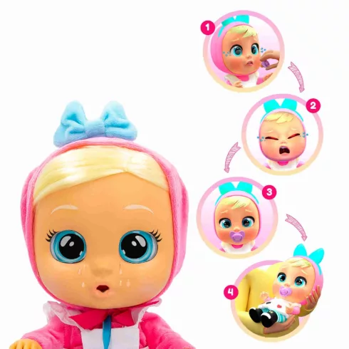 Cry Babies Storyland - Alíz interaktív öltöztethető játékbaba 30cm