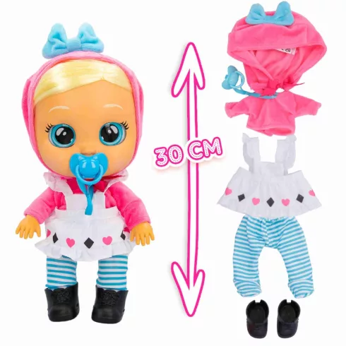 Cry Babies Storyland - Alíz interaktív öltöztethető játékbaba 30cm