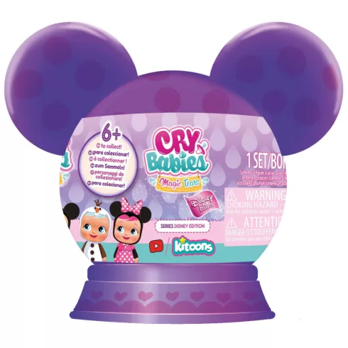 Cry Babies Disney - Öltöztethető meglepetés játékbaba kiegészítőkkel