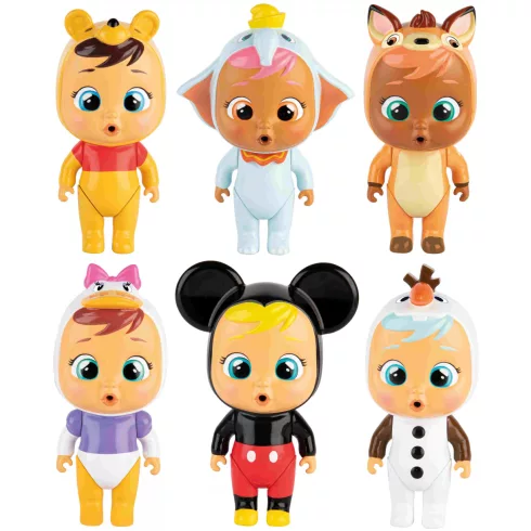 Cry Babies Disney - Öltöztethető meglepetés játékbaba kiegészítőkkel