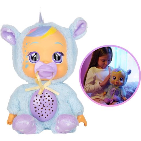 Cry Babies - Jó éjt Jenna interaktív, világító játékbaba 30cm