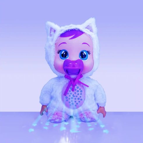 Cry Babies - Jó éjt Daisy interaktív, világító játékbaba 30cm