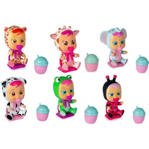 Cry Babies - Meglepetés játékbaba cumisüveg házikóban kiegészítőkkel S1 & S2