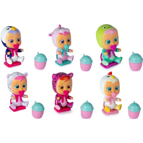 Cry Babies - Meglepetés játékbaba cumisüveg házikóban kiegészítőkkel S1 & S2