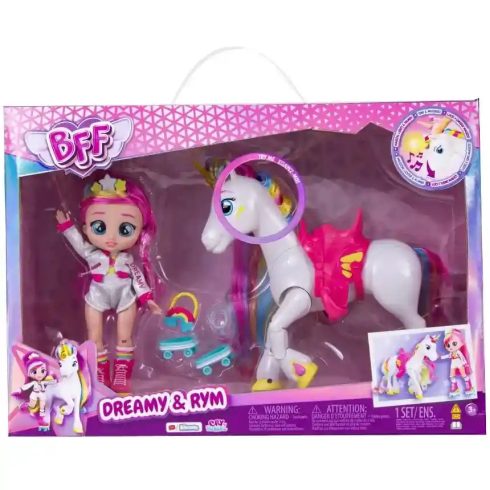 Cry Babies BFF - Dreamy és Rym játékbaba és interaktív unikornis