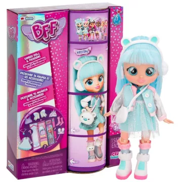 Cry Babies BFF S1 - Kristal öltöztethető játékbaba 20cm