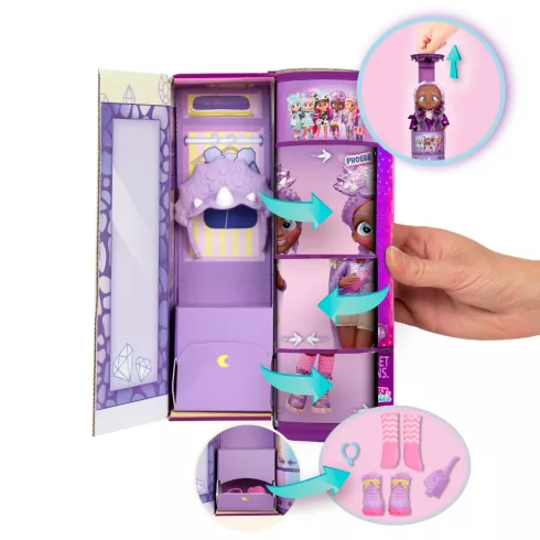 Cry Babies BFF S1 - Phoebe öltöztethető játékbaba 20cm