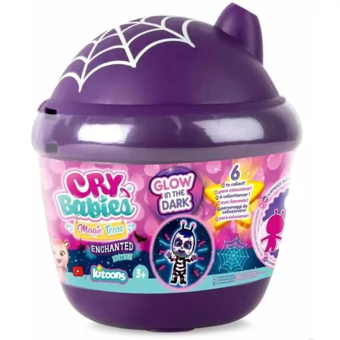 Cry Babies Enchanted - Világító meglepetés játékbaba Halloween házban kiegészítőkkel